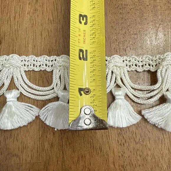 Tassel Fringe Edging Trim Sewing Craft Curtain Cushion Ribbon Upholstery 8 Yds - Picture 4 of 4